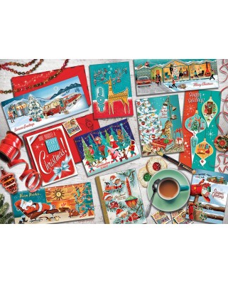 Puzzle 1000 piese Cobble Hill - Mid Mod Season's Greetings (Cobble-Hill-80340)