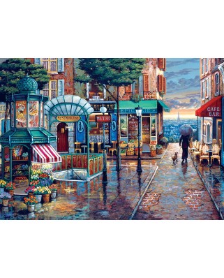 Puzzle 1000 piese Cobble Hill - Rainy Day Stroll (Cobble-Hill-80362)