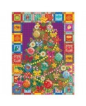 Puzzle 275 piese XXL Cobble Hill - Christmas Tree Quilt (Cobble-Hill-88038)