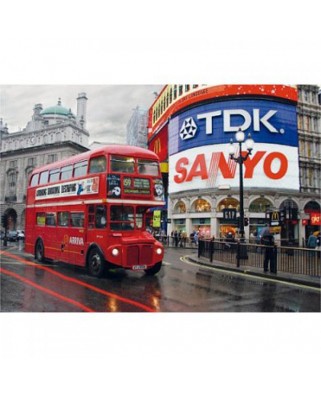 Puzzle 1000 piese D-Toys - Nocturnal Landscapes: Piccadilly Circus, London (Dtoys-64301)