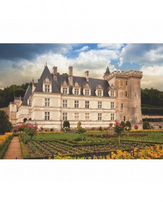 Puzzle 1000 piese D-Toys - Castles of France: Chateau de Villandry (Dtoys-69528)