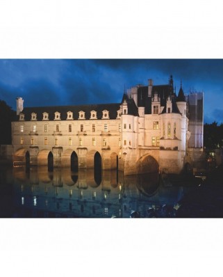 Puzzle 1000 piese D-Toys - Castles of France: Chateau de Chenonceau (DToys-69535)
