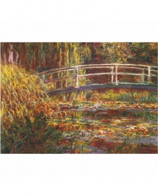 Puzzle 1000 piese D-Toys - Claude Monet: Japanese Foot-Bridge (DToys-69658)