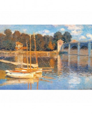 Puzzle 1000 piese D-Toys - Claude Monet: Bridge at Argenteuil (DToys-69672)