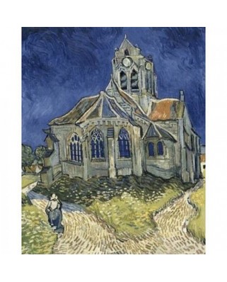 Puzzle 1000 piese D-Toys - Vincent Van Gogh: The Church at Auvers (DToys-70173)