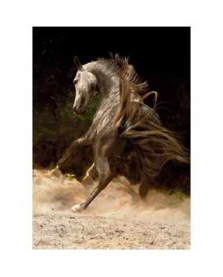 Puzzle 1000 piese D-Toys - Horses: Horse in the Dust (DToys-70395)