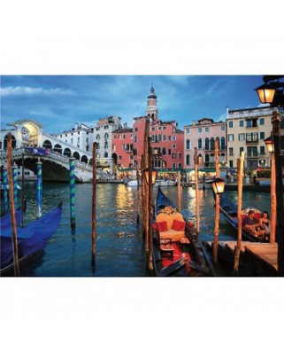 Puzzle 1000 piese D-Toys - Nocturnal Landscapes: Venice, Italy (DToys-70555)