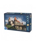 Puzzle 1000 piese D-Toys - Hunedoara Castle, Corvin Castle - Romania (Dtoys-74768)