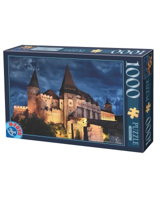 Puzzle 1000 piese D-Toys - Corvin Castle, Romania (Dtoys-74775)