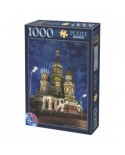 Puzzle 1000 piese D-Toys - Russia, Moscow - Saint Basil's Cathedral (Dtoys-74812)