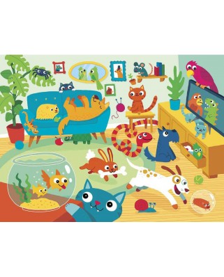 Puzzle 24 piese Gibsons - Animal Party (Gibsons-G1036)