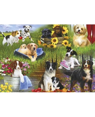 Puzzle 24 piese XXL Gibsons - Dogs (Gibsons-G2254)