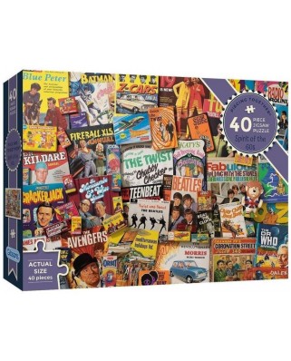 Puzzle 40 piese XXL Gibsons - Spirit of the Sixties (Gibsons-G2262)