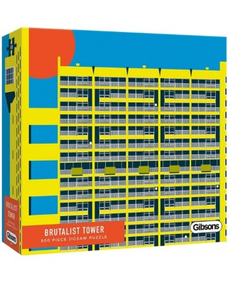 Puzzle 500 piese Gibsons - Brutalist Tower (Gibsons-G3604)