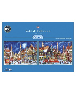 Puzzle 2x500 piese Gibsons - Yuletide Deliveries (Gibsons-G5053)