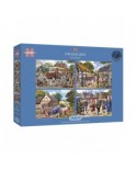 Puzzle 4x500 piese Gibsons - The Evacuees (Gibsons-G5056)
