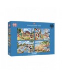 Puzzle 4x500 piese Gibsons - Wish You Were Here (Gibsons-G5059)
