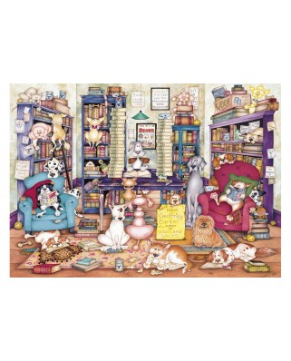 Puzzle 1000 piese Gibsons - Bark's Books (Gibsons-G6273)
