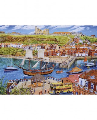 Puzzle 1000 piese Gibsons - Endeavour, Whitby (Gibsons-G6286)