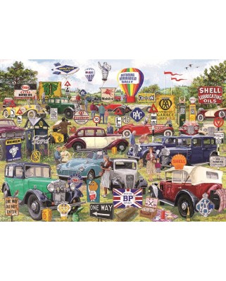 Puzzle 1000 piese Gibsons - Motoring Memorabilia (Gibsons-G6306)
