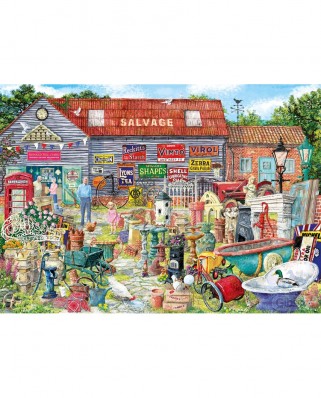 Puzzle 1000 piese Gibsons - Pots & Penny Farthings (Gibsons-G6318)