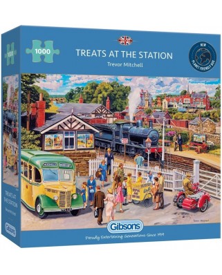 Puzzle 1000 piese Gibsons - Treats at the Station (Gibsons-G6341)