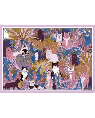 Puzzle 1000 piese Gibsons - Purrfect Plants (Gibsons-G6615)