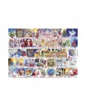 Puzzle 1000 piese Gibsons - Christmas Alphabet (Gibsons-G7104)