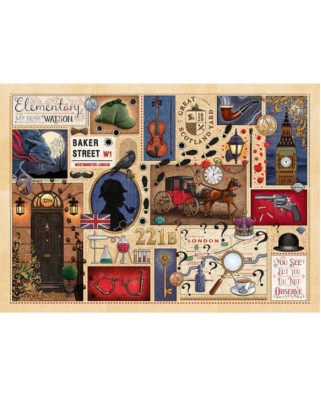 Puzzle 1000 piese Gibsons - Book Club: Sherlock Holmes (Gibsons-G7112)