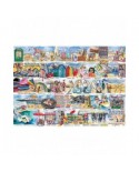Puzzle 1000 piese Gibsons - Deckchairs and Donkeys (Gibsons-G7117)