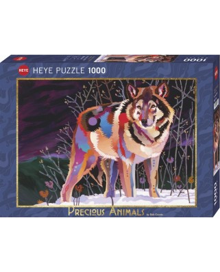 Puzzle 1000 piese Heye - Night Wolf (Heye-29939)