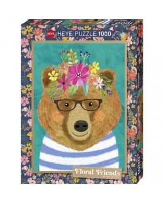Puzzle 1000 piese Heye - Floral Friends Ours (Heye-29970)