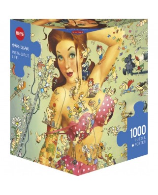 Puzzle 1000 piese Heye - Insta Girls Life (Heye-29992)