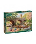 Puzzle 1000 piese Falcon - Boating on the River (Jumbo-11348)