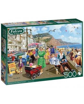 Puzzle 500 piese Falcon - Seafront (Jumbo-11375)