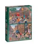 Puzzle 2x500 piese Falcon - Playing in the Street (Jumbo-11376)