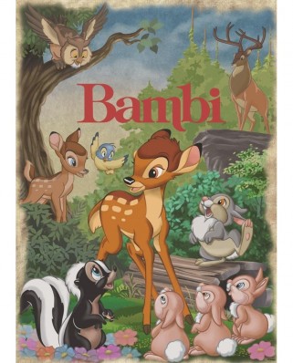 Puzzle 1000 piese Jumbo - Disney - Bambi (Jumbo-19491)