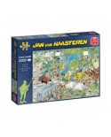 Puzzle 2000 piese Jumbo - Jan Van Haasteren: Film Set (Jumbo-20047)