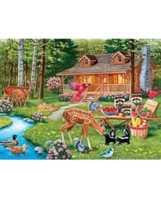 Puzzle 400 piese Master Pieces - Creekside Gathering (Master-Pieces-32028)