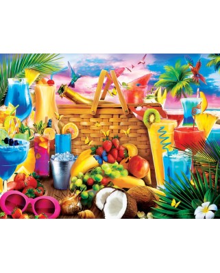 Puzzle 550 piese Master Pieces - Picnic on the Beach (Master-Pieces-32242)
