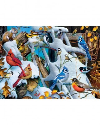 Puzzle 1000 piese Master Pieces - Snow Birds (Master-Pieces-72116)