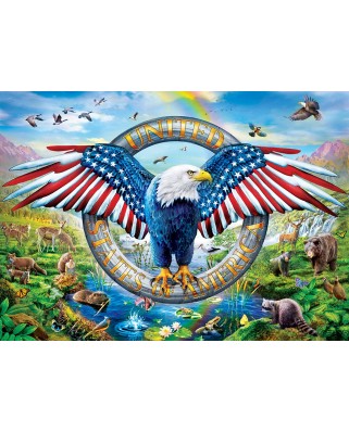 Puzzle 1000 piese Master Pieces - Liberty Falls (Master-Pieces-72126)