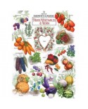 Puzzle 1000 piese Master Pieces - Fruits & Vegetables (Master-Pieces-72196)