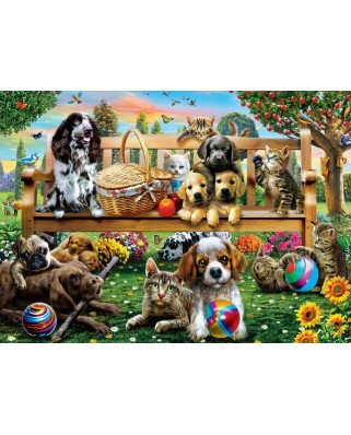 Puzzle 1000 piese Master Pieces - Meetup at the Park (Master-Pieces-72234)
