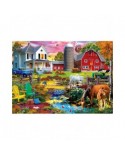 Puzzle 1000 piese Master Pieces - Picnic on the Farm (Master-Pieces-72239)
