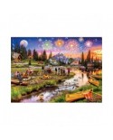 Puzzle 1000 piese Master Pieces - Fireworks on the Mountain (Master-Pieces-72270)