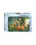 Puzzle 1000 piese Step - Deer Family in the Forest (Step-Puzzle-79550)