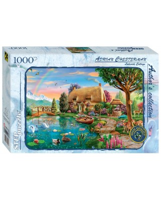 Puzzle 1000 piese Step - Lakeside Cottage (Step-Puzzle-79551)