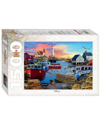Puzzle 1500 piese Step - Peggy's Cove (Step-Puzzle-83067)