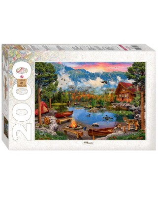 Puzzle 2000 piese Step - Mountain Lake (Step-Puzzle-84041)